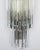 Transparent 1970s Glass and Silver Venini Sconces - a Pair For Sale - Image 8 of 12