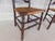 Mid 20th Century Tell City Chair Co. Cherry Rush Bottom Ladder Back Chairs - A Pair For Sale - Image 5 of 18