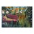 Marc Zimmerman "Homage to Rousseau" Oil Painting, Jungle Fantasy, Reclining Nude With Lion, Magenta Sofa, Contemporary Art West Coast For Sale
