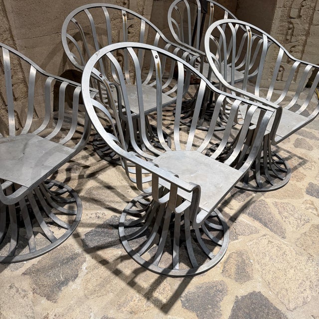 Mid-Century Modern Mid-Century Modern Tulip Patio Armchairs by Herbert Saiger for Russell Woodard For Sale - Image 3 of 18