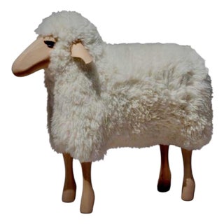Lalanne Style Life-Size Sheep Stool or Sculpture For Sale