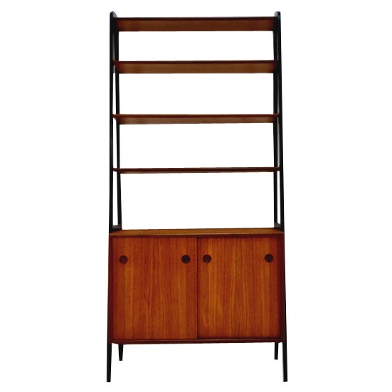 Danish Freestanding Bookshelf System in Teak by Bengt Ruda, 1960s For Sale