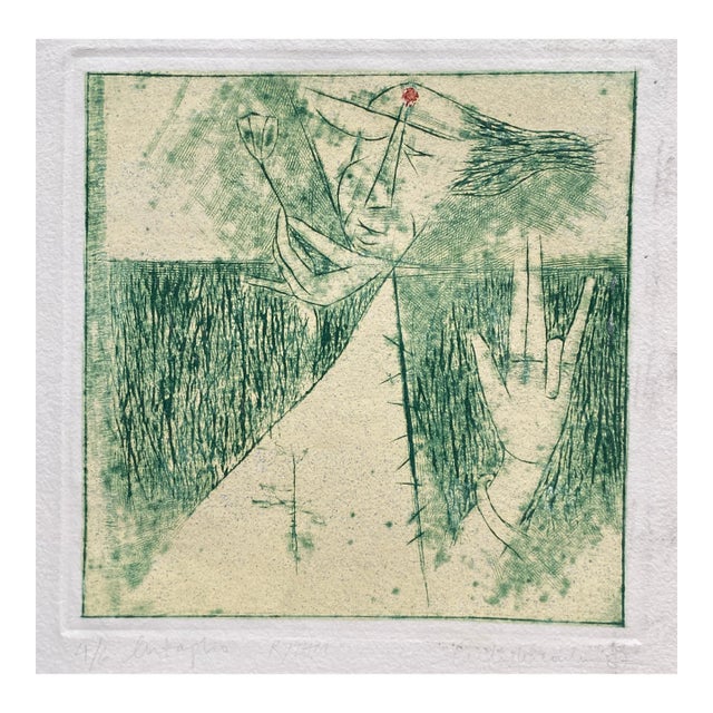 1987 Rhythm Modern Intaglio For Sale