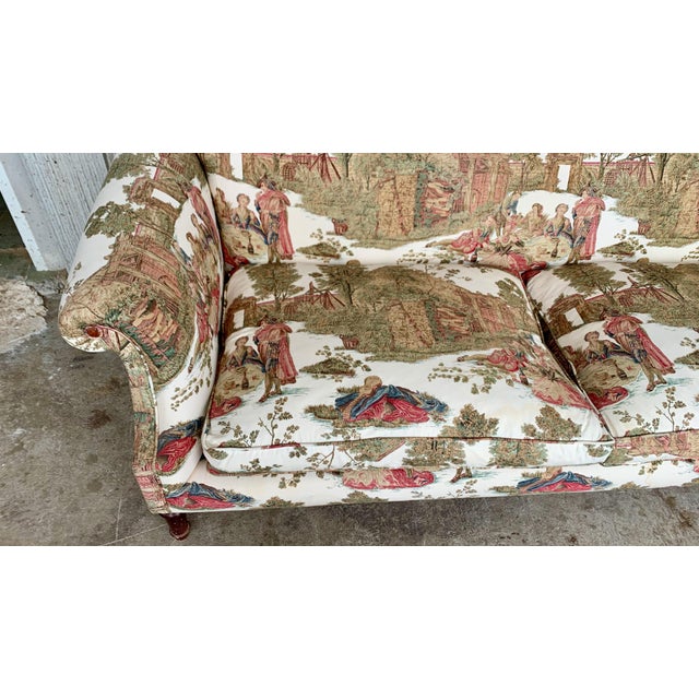 19th Century Pair of Antique Sofas in the Manner of Howard and Sons For Sale - Image 13 of 17