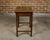 Brown English Georgian Period 18th Century Oak Side Table with Carved Apron and Drawer For Sale - Image 8 of 12