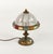Table Lamps in Wrought Iron and Hammered Glass attributed to Longobard, Italy, 1970s, Set of 2 For Sale - Image 4 of 14