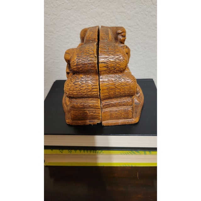 Antique Collector Bookends- Set of 2 For Sale - Image 4 of 12