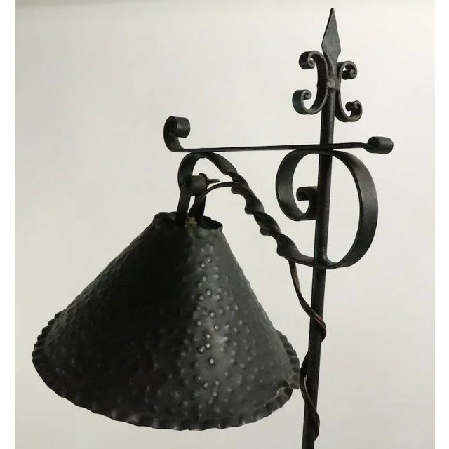Gothic Arts & Crafts, Wrought Iron Bible, Bookstand, Lecturn, Maitre D Stand For Sale - Image 9 of 11