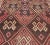 Islamic All-Over Design Hand Woven Kilim Geometric Diamond Design in Brown, Pink, and Tan For Sale - Image 3 of 13