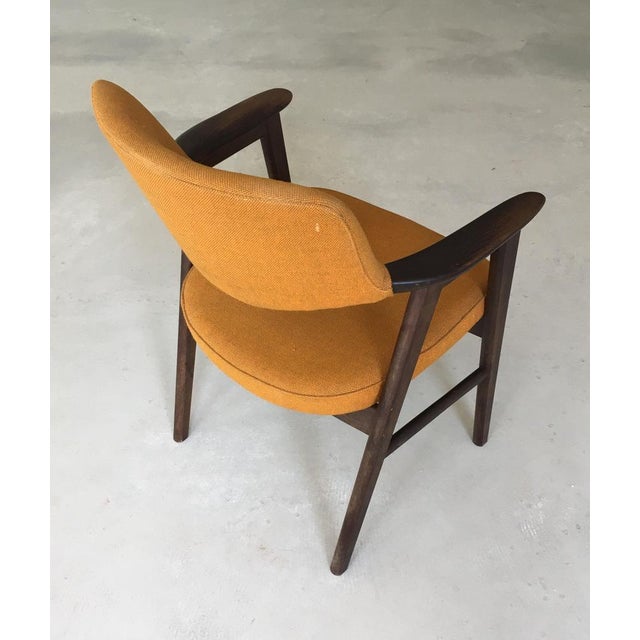 1960s Danish Armchair in Tanned Oak by Erik Kirkegaard for Høng Stolefabrik, 1960s For Sale - Image 5 of 9