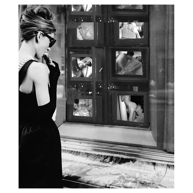 BATIK, Just Looking II, Audrey Hepburn, 2022, Archival Pigment Print For Sale