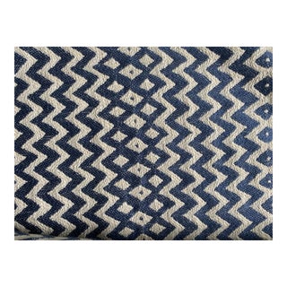 Nina Campbell Pachinko Fabric in Royal Blue For Sale