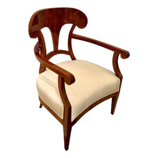 Early 19th Century Pair of Biedermeier Armchairs For Sale