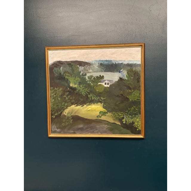 Swedish Artist, Evening in the Archipelago, 1964, Oil on Canvas, Framed For Sale - Image 15 of 18