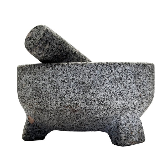 Mid 20th Century Mid 20th Century Hand Made Granite Morter & Pestel For Sale - Image 5 of 7