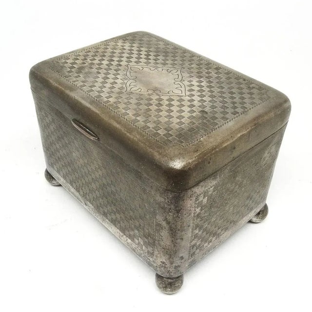 Polish Gilloched Sugar Bowl from Bracia Grün, 1890s For Sale - Image 11 of 12