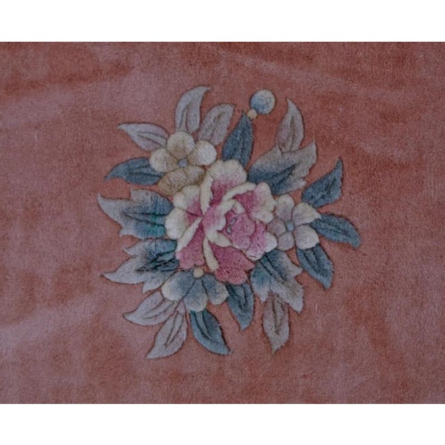 Beijing Pink Wool Rug For Sale - Image 4 of 9