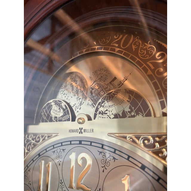 1990s Timeless Elegance: Howard Miller Grandfather Clock Model 610-496 For Sale - Image 5 of 14