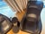 Black Pair of "Mart" Leather Lounge Chairs Attributed to Antonio Citterio for B&b Italia For Sale - Image 8 of 18