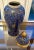 Pair of 2 Blue & Yellow Cloisonné Vases, 12 Inches Each For Sale In New York - Image 6 of 12