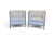 Contemporary Bernhardt Interiors Faux Bamboo Meredith Barrel Chairs, a Pair For Sale - Image 3 of 16