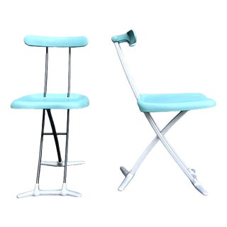Rondine Folding Chairs by Toshiyuki Kita for Magis, Italy, 1980s, Set of 2 For Sale