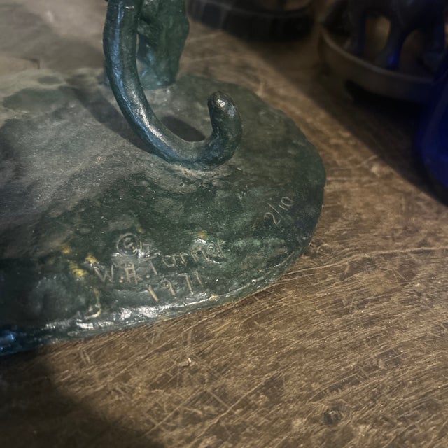 Metal 1940s Bronze Sculpture of a Panther by r.h. Rockwell For Sale - Image 7 of 12