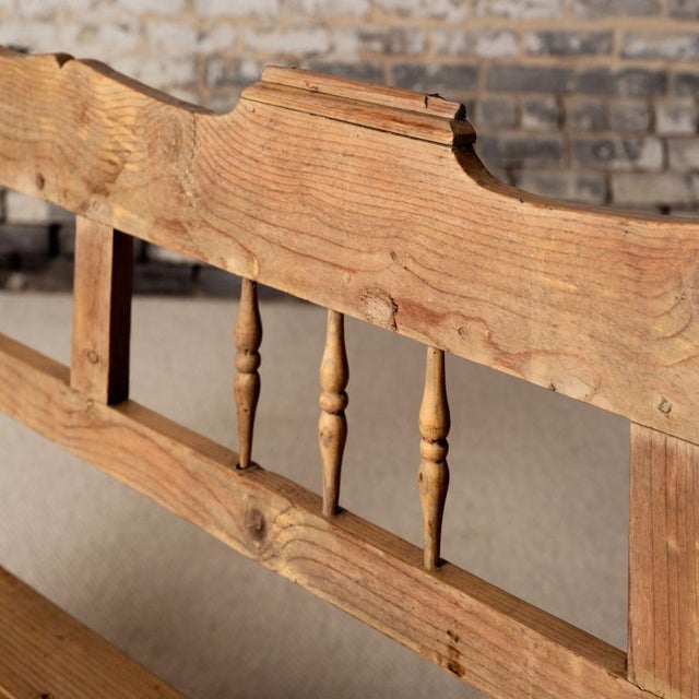 19th Century French Alsace Farm Bench For Sale - Image 11 of 12