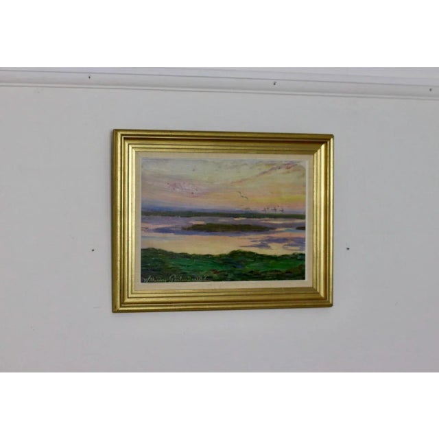 William Gislander, Seabirds Over Ocean, 1917, Framed For Sale - Image 9 of 11
