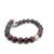 1990s David Yurman Tiger Eye Carved Ball Bracelet 8" 8 mm Sterling Silver Estate For Sale - Image 4 of 6