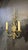 Circa 1920 Caldwell bronze and silver plated sconces with leaves design, 2 lights