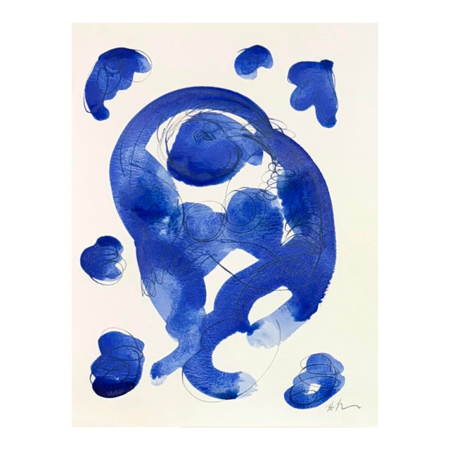Blue Gesture No 24 For Sale
