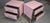 Wood Pink Murano Glass and Brass Bedside Tables from Justfurnituress SRL, Set of 2 For Sale - Image 7 of 18