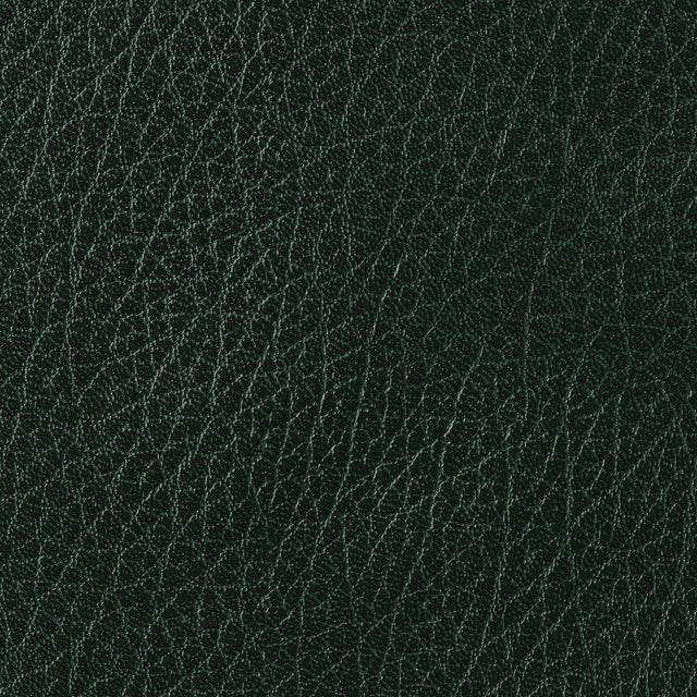 Contemporary Sample - Schumacher Canyon Leather Wallpaper in Hunter For Sale - Image 3 of 3