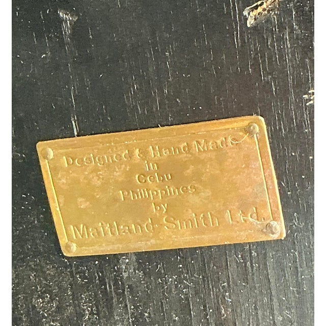 Late 20th Century Vintage Boho Maitland Smith Tessellated Stone Planter For Sale - Image 5 of 8