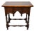 Antique Walnut Table William and Mary Style Accent Side 3 Drawers For Sale