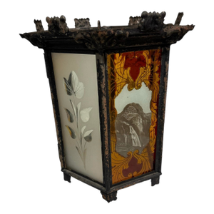 Late 19th Century Glass Hanging Lantern
