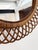 Wood Italian Mirror with Bamboo Rattan Frame, 1960 For Sale - Image 7 of 9