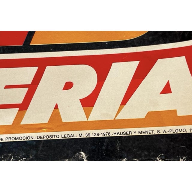 Iberia Posters by Hauser and Menet, 1978, Set of 4 For Sale - Image 12 of 13