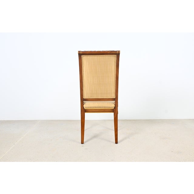 Karges Furniture Louis XVI Style Dining Chairs With Gilt Accents, Set of 8 For Sale - Image 13 of 18