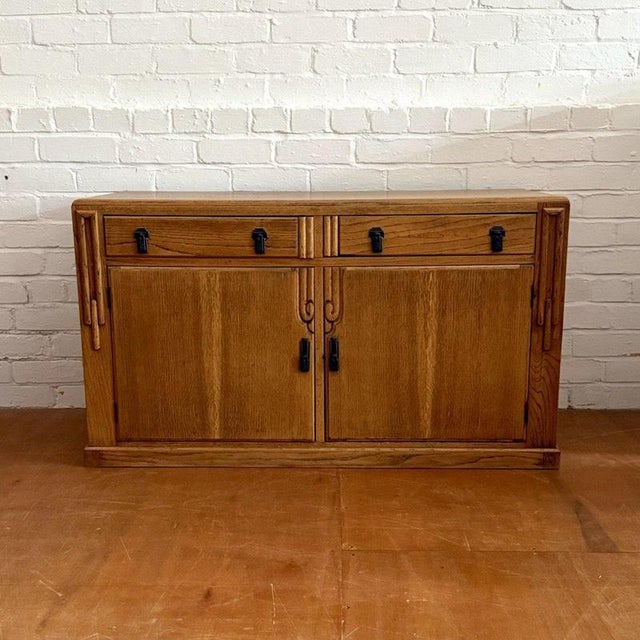 Brown English Art Deco Sideboard For Sale - Image 8 of 8