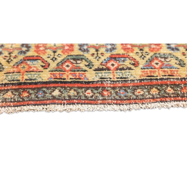 Textile Late 18th Century Antique Persian Farahan Rug 3'3'' x 4'9'' For Sale - Image 7 of 11