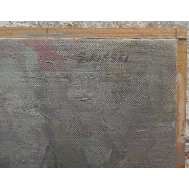 1960s Stevan Kissel " Group of Apache Scouts u.s. Army 1866–1914" Oil Painting For Sale - Image 5 of 8