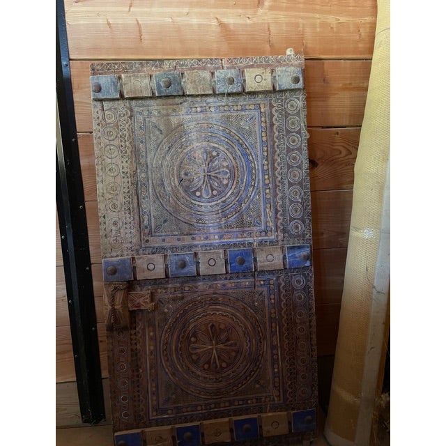 18th Century Antique Middle Eastern Village Door For Sale - Image 5 of 5