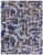 Contemporary Abstract Blue Purple Flat Weave Rug by Doris Leslie Blau For Sale