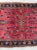 Traditional Antique Lamb Wool Artistic Botanical Mat Rug 1.11 x 2.2 For Sale - Image 3 of 9