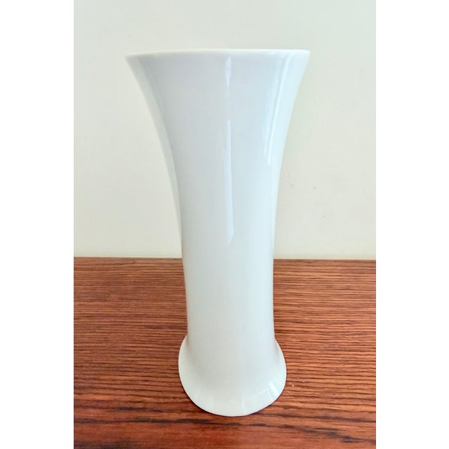 German Glazed Porcelain Vase from AK Kaiser, 1970s, in Very Good conditions. Designed 1970 to 1979 This piece has an...