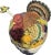 This Majolica-style turkey tureen is perfect for autumnal decor or your Thanksgiving table. It comes with a lid and ladle,...