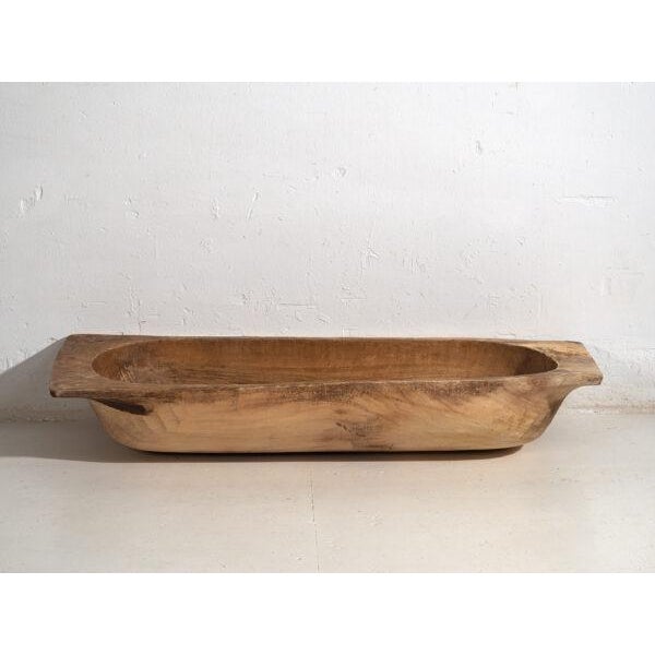 Antique Carved Wooden Bowl For Sale - Image 5 of 10