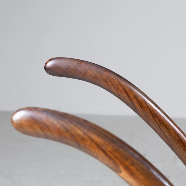 Vintage Wood and Glass Trolley, 1940 For Sale - Image 11 of 14